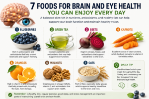 7 foods for brain and eye health
